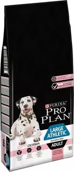 Сухой корм для собак Pro Plan Optiderma Large Athletic Adult Sensitive Skin для крупных пород атлетического телосложения