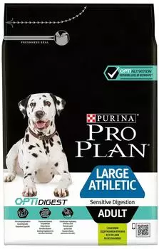 Сухой корм для собак Pro Plan Optidigest Large Athletic Adult Sensitive Digestion для крупных пород атлетического телосл
