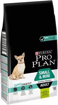 Сухой корм для собак Pro Plan Optidigest Small&Mini Adult Sensitive Digestion для мелких пород для улучшения пищеварения