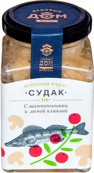 Судак Медовый дом ферма с лесной клюквой и шампиньонами 250г