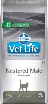Сухой корм для кастрированных котов Farmina Vet Life Cat Neutered Male диетическийс курицей 2кг