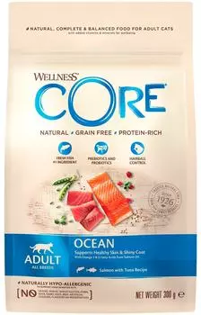 Сухой корм для кошек Core из лосося с тунцом 300г