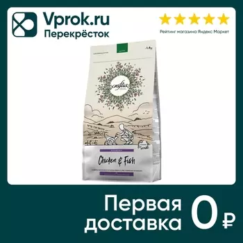 Сухой корм для кошек Craftia Harmona из курицы и рыбы 1.4кг