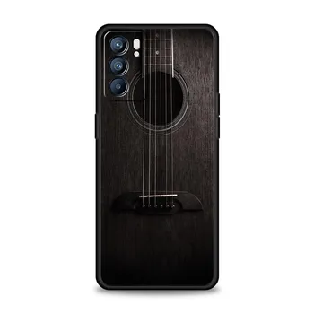 Чехол для телефона с музыкальным инструментом, гитарой, пианино, для Oppo A54 A53 A52 A9 2020 A15 A95 A16 A76 A74 A12 Find X5 SE Reno6 Pro Plus 5G Cover Oppo A12