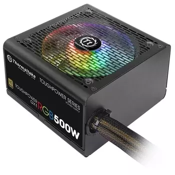 Блок питания 500Вт ATX Thermaltake Toughpower GX1 RGB 500W, 120 мм, 80 Plus Gold (PS-TPD-0500NHFAGE-1)