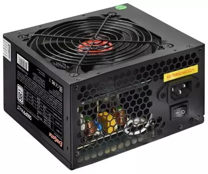 Блок питания 500 Вт ATX Exegate 500PPH-LT, 120 мм, 80 Plus (EX282040RUS)