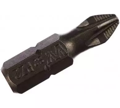 Бита односторонняя WHIRLPOWER Профи PZ2, 25мм, 1/4 (тип С), 1шт. (57582)