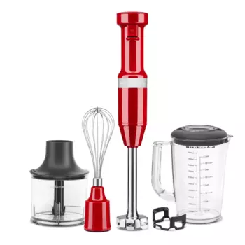 Блендер погружной KitchenAid 5KHBV83EER 180 Вт, 1 л, красный (5KHBV83EAC)
