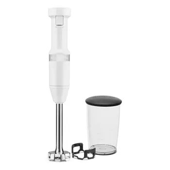 Блендер погружной KitchenAid Classic 5KHBV53EWH 180 Вт, белый (5KHBV53EWH)