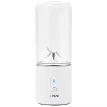 Блендер портативный Kitfort KT-3004 75Вт, 300мл, белый (KT-3004)
