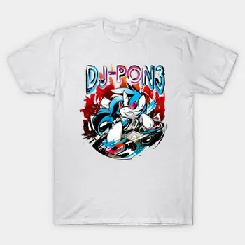 Футболка женская Dj Pon3 V2 Harajuku Print Kawaii футболка летняя женская футболка с коротким рукавом топ футболка S