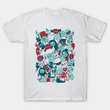 Футболка женская Monsterous Harajuku Print Kawaii футболка летняя женская футболка с коротким рукавом топ футболка S