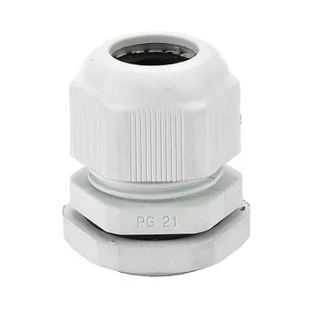Сальник Dekraft PG 21 для кабеля диаметром 13-18 мм IP55 пластиковый белый (32155DEK)