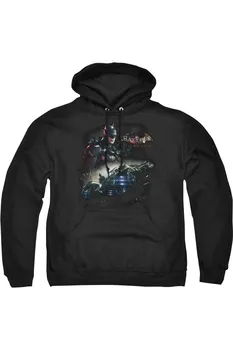 Толстовка с капюшоном Batman Arkham Knight Knight Rider для взрослых Gildan, черный