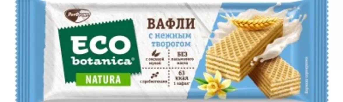 Вафли эко ботаника 25 г с нежным творогом рот фронт