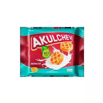 Вафли мягкие мяфли 125 г акульчев