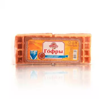 Вафли мягкие охтинские 108г с вареной сгущенкой