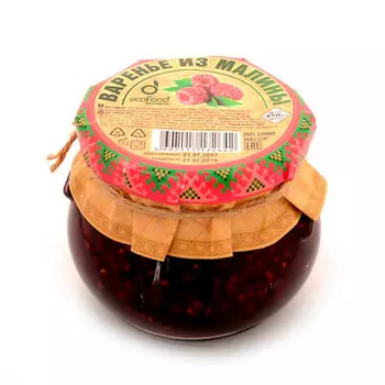 Варенье экофуд 440 г из малины