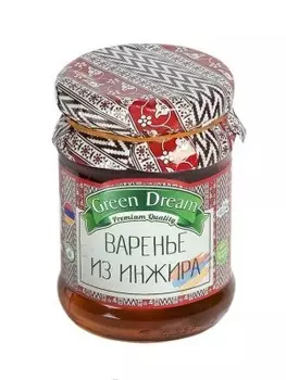 Варенье гринн дрейм 300 г инжир ст/б