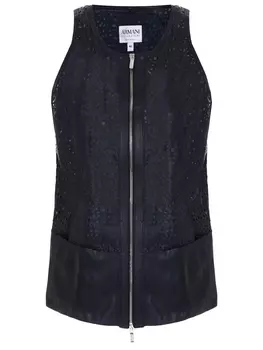 Жилет кожаный ARMANI COLLEZIONI
