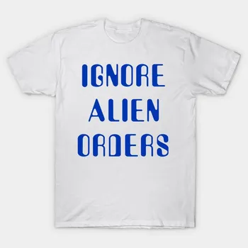 Футболка женская Ignore Alien Orders Harajuku Print Kawaii футболка летняя женская футболка с коротким рукавом топ футболка S