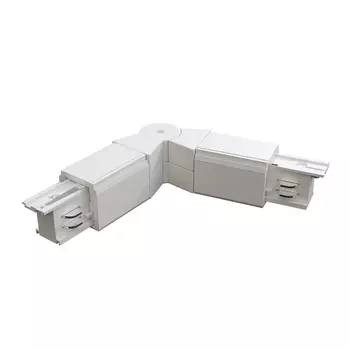 Коннектор для трехфазного шинопровода L-образный Maytoni Trinity белый (TRA005CS-31W)