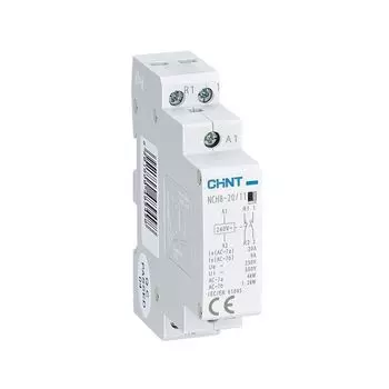 Контактор модульный Chint NCH8 (256052) 230 В 20 А тип AC 2Р