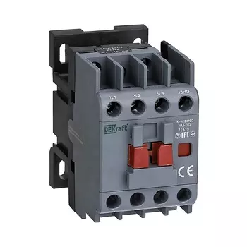 Контактор модульный Dekraft КМ-102 (22002DEK) 220-230 В 12 А тип AC 1НО