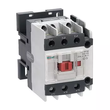 Контактор модульный Dekraft КМ-103 (22118DEK) 220-230 В 25 А тип AC 1НО+1НЗ