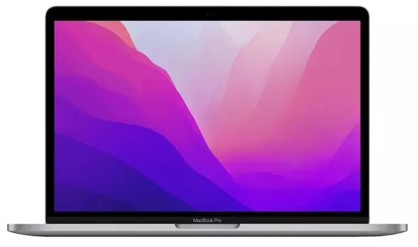 Ноутбук Apple MacBook Pro 13 2022 13.3" (2560x1600, Apple M2, RAM 8 ГБ, SSD 256 ГБ, Apple graphics 10-core) (Серый космос, MNEH3)