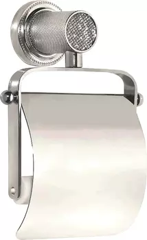 Держатель туалетной бумаги Boheme Royal Cristal Chrome 10921-CR с крышкой, хром