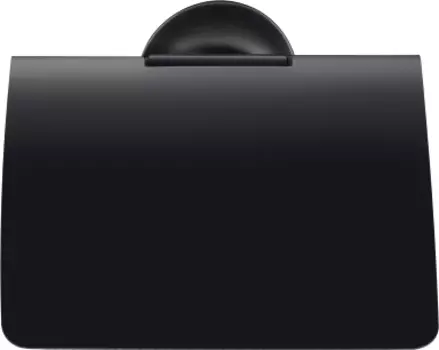 Держатель туалетной бумаги Duravit Starck T 0099404600 черный, с крышкой