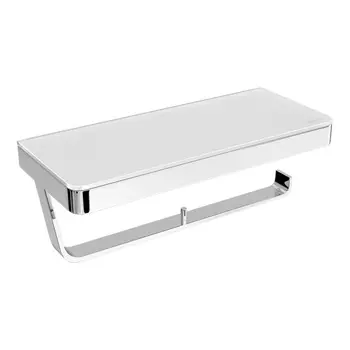 Держатель туалетной бумаги Lemark Glass Line 9721040 хром