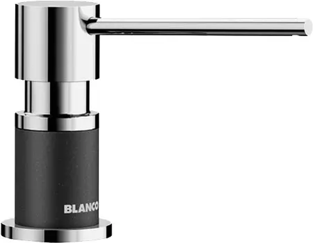 Дозатор Blanco Lato 525810 хром/антрацит