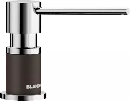 Дозатор Blanco Lato 525815 хром/кофе