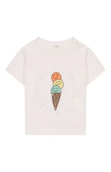Хлопковая футболка Stella McCartney