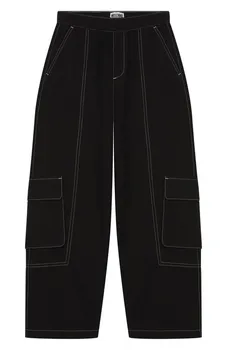 Хлопковые брюки-карго Moschino
