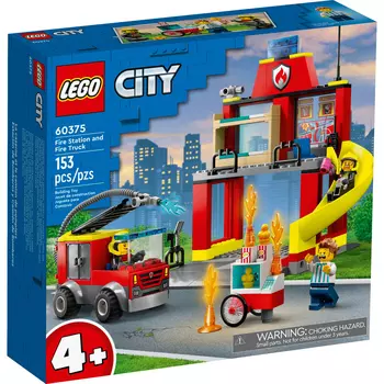 Конструктор Lego City Пожарная часть и пожарная машина