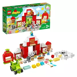 Конструктор Lego Duplo Town Фермерский трактор сарай и животные 10952