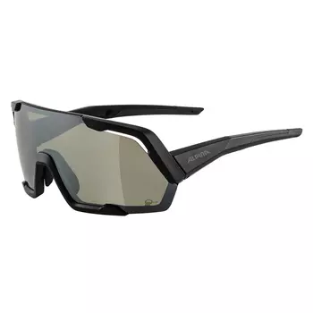 Alpina Велоочки Alpina Rocket Q-Lite Smoke-Grey Matt/Silver Mirror Cat.3, Hydrophobic, Fogstop (A8679021), цвет Черный
