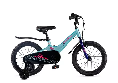 Детский велосипед Maxiscoo Jazz Стандарт Плюс 16, год 2025, цвет Голубой