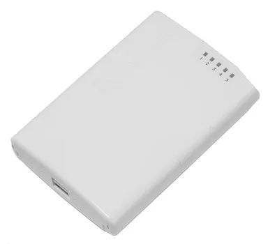 Маршрутизатор Mikrotik RB750P-PBr2 PowerBOX, QCA953, Level 4, 64MB, DHCP, 4 порта 10/100 Мбит/с, 1 порт WAN PoE 10/100 Мбит/с, 2Вт
