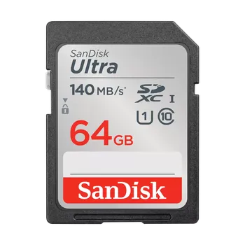 Карта памяти 64Gb SDXC Sandisk Ultra Class 10 UHS-I U1 (SDSDUNB-064G-GN6IN)