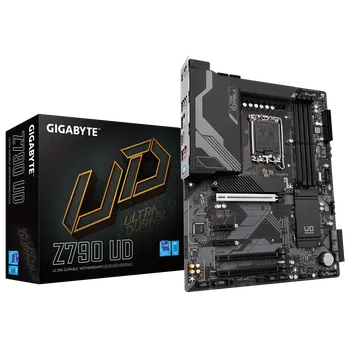 Материнская плата GIGABYTE Z790 UD, Socket1700, Intel Z790, 4xDDR5 DIMM, 3PCI-Ex16, 6SATA3, 7.1-ch, 2.5GLAN, 7 USB 3.2, 2 USB Type-C, HDMI, DP, ATX, Retail