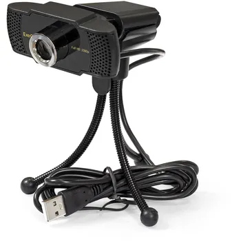 Веб-камера ExeGate BusinessPro C922 FullHD Tripod, 2 MP, 1920x1080, встроенный микрофон, USB 2.0, черный (EX287242RUS)