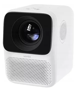 Проектор Wanbo T2 Max New 6970885350382 портативный, обновлённая версия, Android 9.0, 1+16G, 1080P, 4К декодирование, EU, белый