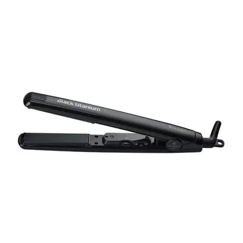 DEWAL PROFESSIONAL Щипцы-выпрямители Black Titanium, с терморегулятором, титаново-турмалиновое покрытие, 25х90 мм, 105 Вт