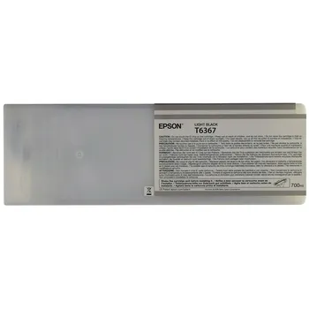 Картридж струйный Epson T6367 (C13T636700), серый, оригинальный, объем 700 мл для Epson Epson Stylus Pro 9900 / 7900 / 9890 / 7890
