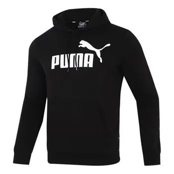 Толстовка sports running casual loose black Puma, черный