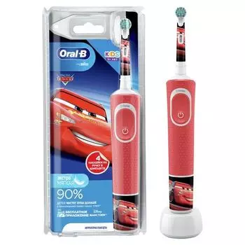 Детская щетка Oral-B (Орал би) зубная электрическая "Тачки" 3+ лет